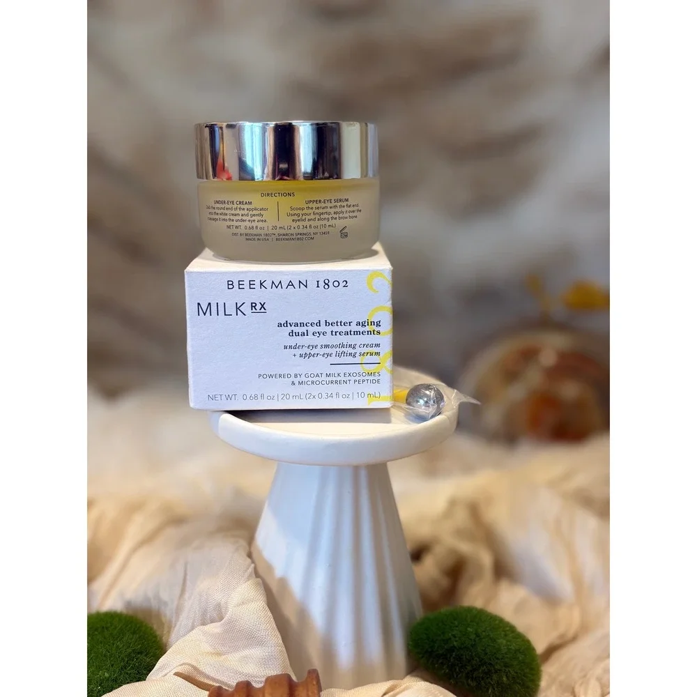 Beekman 1802 Milk RX Advanced Better Aging Dual Eye Treatments 0.68oz NIB